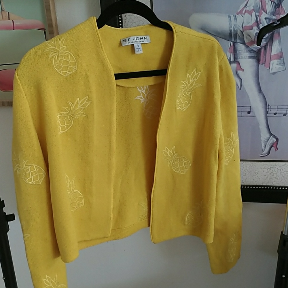 St John pineapple sweater